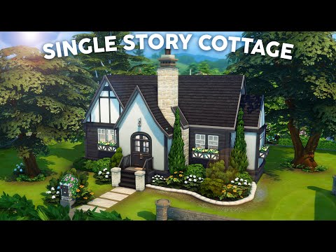 Single Story Cottage // The Sims 4 Speed Build