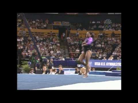 Tasha Schwikert - Floor Exercise - 2004 U.S. Gymnastics Championships - Women - Day 2
