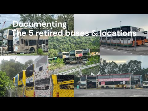 Documenting/finding Hong Kong’s retired/abandoned buses.