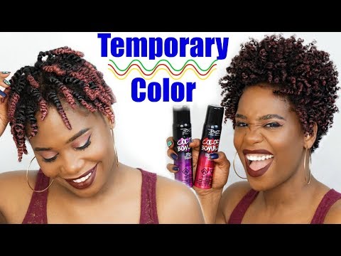 How To Apply Temporary Hair Color Spray | MissKenK