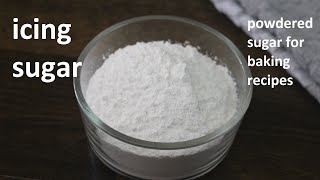 Icing sugar recipe | How to make icing sugar at home | #shorts #short