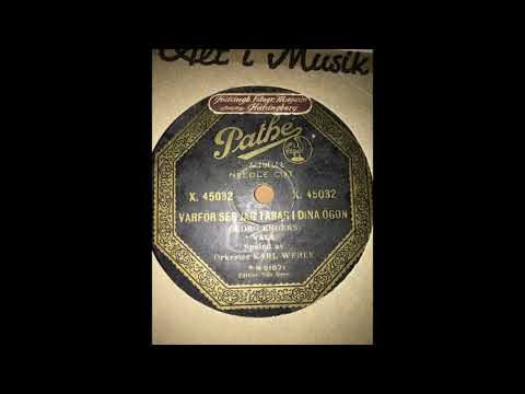 Orkester Karl Wehles Varför Ser Jag Tårar I Dina Ögon