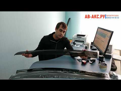 Видеообзор дефлекторов окон Kia Sportage с 2016 по 2021