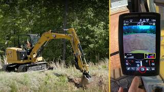 Learn about E-Fence Floor, part of the Ease of Use (EOU) suite of features on the Next Generation Cat® 306 CR, 307.5, 308 CR, 309 CR and 310 Mini Excavators. These technologies assist operators in controlling the machine to simplify operation, improve accuracy, and enhance performance, productivity, and efficiency. E-Fence Floor helps operators avoid fiber optic cables, underground utilities or similar underground structures.