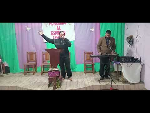 Iglesia Ríos de agua viva villa angela chaco Cantando el pastor ruben