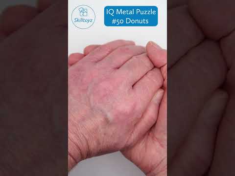 IQ Metal Puzzle Teaser Donuts Design 50. No solution shown - spoiler-free.