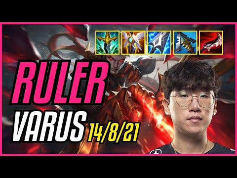 RULER - VARUS vs JINX ADC - KR DIAMOND - PATCH 11.8