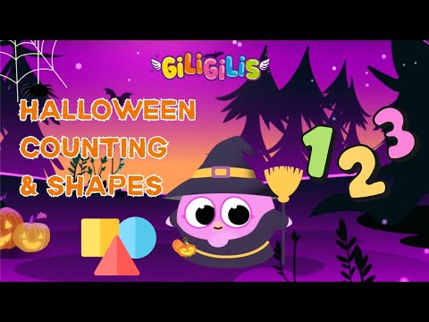 🎃 Spooky Learning! Halloween Counting, Shapes & Days of the Week | GILIGILIS Compilation