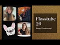 Flosstube 29: Happy Flossiversary! Mini current WIP parade (Toy Shoppe, A Full Heart, Red Mermaid)