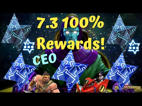 Wild Act 7.3 100% Rewards Opening! x3 Featured 6*! Double 6* Nexus! CEO- Marvel Contest of Champions