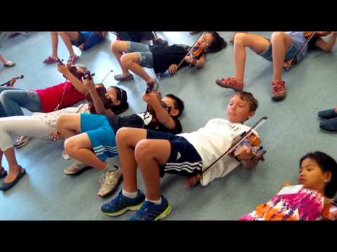 SOSI 2014 - Fiddle Tricks - Max and Samuel (on their backs)