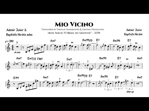 Baptiste Herbin, Ademir Junior - Mio Vicino (transcription)