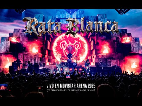 RATA BLANCA en vivo en Movistar Arena 2025 (Celebración 35 años de "Magos, Espadas y Rosas")