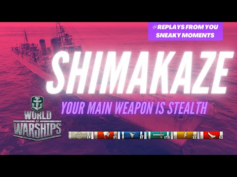 The Unstoppable SHIMAKAZE:  Dominate the Battles with Destroyer Shimakaze World of Warships #gaming