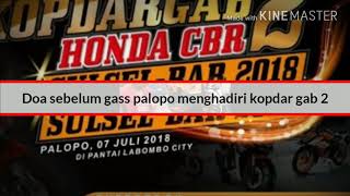 preview picture of video 'Kopdargab 2 Honda CBR sulsel-bar Palopo 07-juli-2018 pantai labombo city'