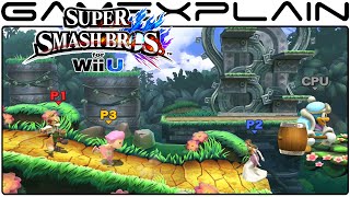 Smash Bros Wii U: Jungle Hijinx Stage (1080p Direct Feed Gameplay)