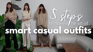 5 Simple Steps To Master Smart Casual Style | Capsule Wardrobe Tips