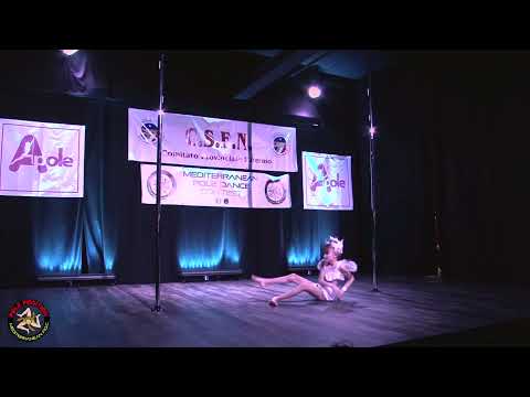 Adele marciante 3°classificata under 12 emerg 2.campionato regione sicilia pole dance csen 2022
