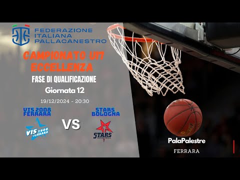 FIP U17 Ecc Qualificazione 5° Ritorno 19/12/2024: Vis 2008 Ferrara - Stars