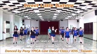 Sweet Little Sixteen (by Marie Sørensen) - Line Dance (Demo & Walkthru) = 十六歲小甜甜 - 排舞(含導跳)