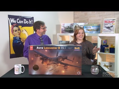 Video Review: HK Models Lancaster, Tamiya Sheridan, 6 Reference Books, & Bandai Millennium Falcon