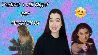 Perfect + All Night MV REACTION (I&#39;m Late I Know)