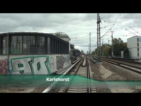 Führerstandsmitfahrt S-Bahn Berlin S3 Ostbahnhof - Erkner