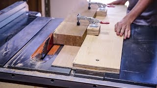 Cut Straight Edges without a Jointer on the Table Saw