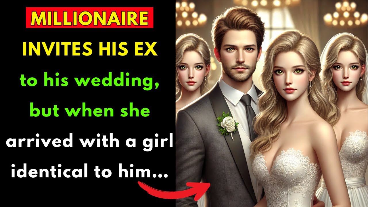 MILLIONAIRE INVITES HIS EX TO HIS WEDDING, BUT WHEN SHE ARRIVED WITH A GIRL IDENTICAL TO HIM…