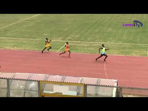 Boy’s 200m heat 2. 24.51sec. Ashanti Region TVET athletics competition 2026.