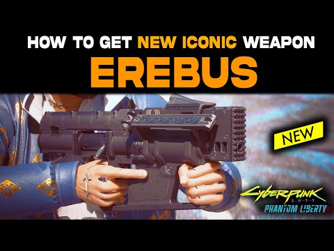 EREBUS NEW ICONIC WEAPON Ultimate Guide: How to Get Erebus & Review | Secret Weapon | Cyberpunk 2077
