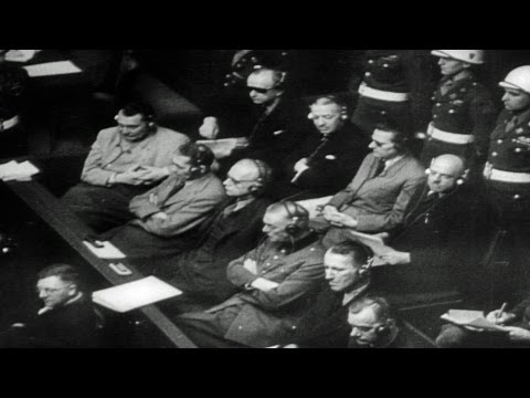 HD Stock Footage WWII - Nuremberg Trials Crimes Against Humanity Reel 7