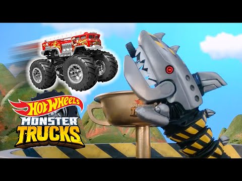 MONSTER TRUCKS RACES: Mountains VS Islands! ⛰️🏝️ | Hot Wheels