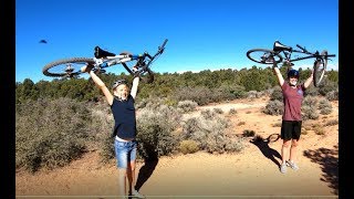 preview picture of video 'Family Mountain Biking Trail - Gooseberry Mesa #mountainbiking'