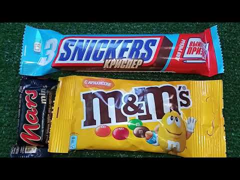 Satisfying Video l How To Cutting Rainbow Lollipop Candy ASMR Snickers M&Ms and Mars