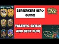 Fate War | Berserker Hero Guide  Skills, Talents & Best Duo