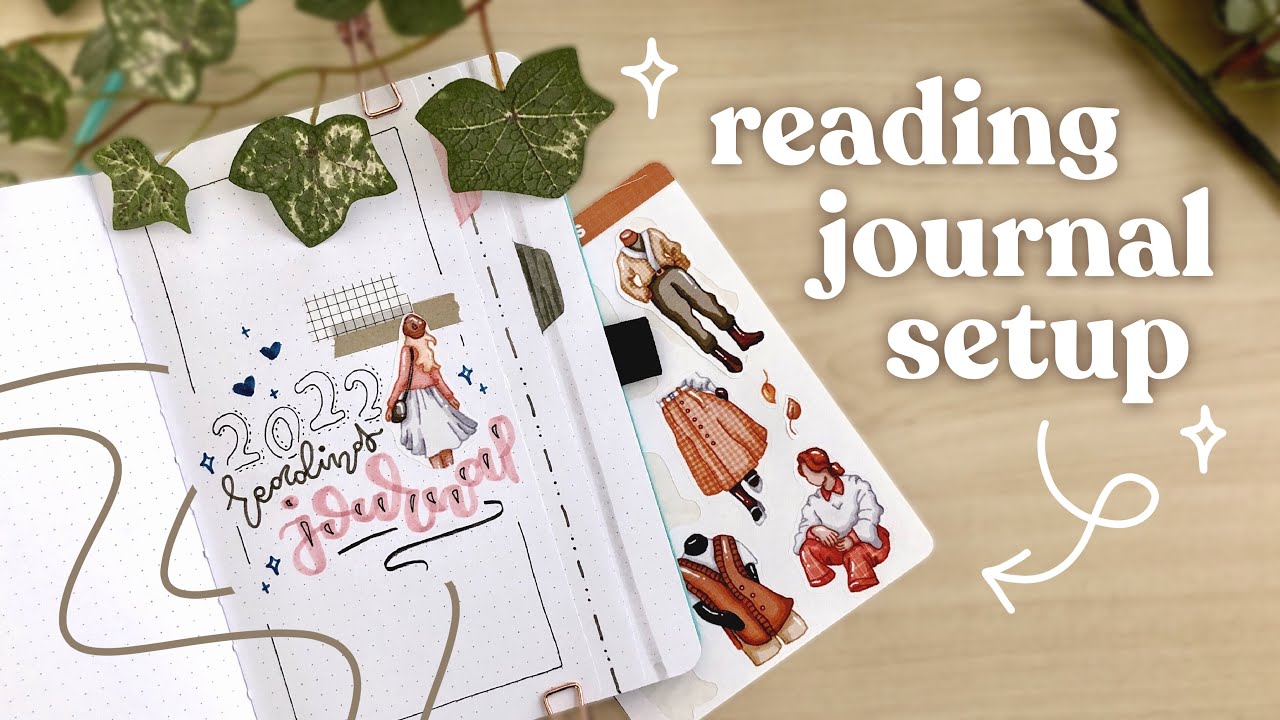 2022 READING JOURNAL SETUP for beginners 🐌 | beginner friendly reading bullet journal ideas