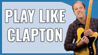 Before You Accuse Me Guitar Lesson (Clapton Journeyman Record)