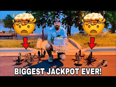 The Biggest MEGA Magnet Fishing Jackpot EVER!!!