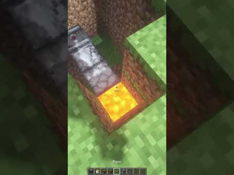 Minecraft Automatic Trash Can 🗑 #shorts