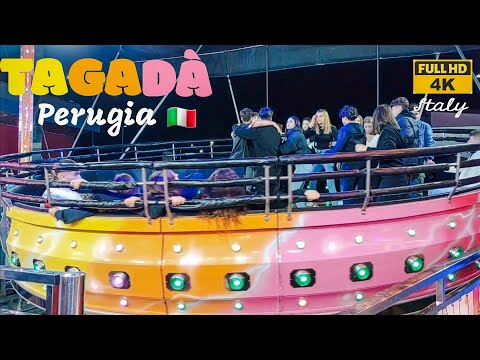 Perugia Giostre 2022 🇮🇹 TAGADÀ Ride | Luna park[4k]