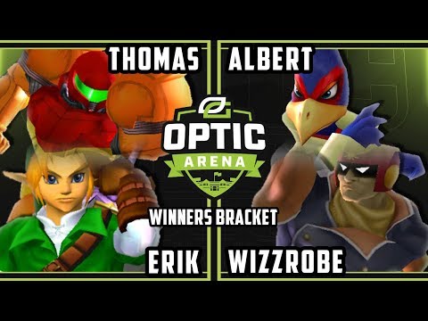 OpTic Arena SSBM - Thomas & Erik Vs. Albert & Wizzrobe - Smash Melee Doubles Winners Top 16