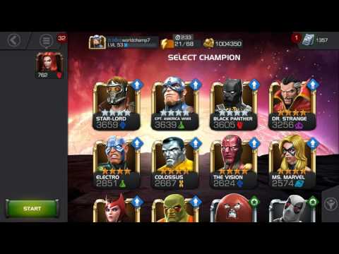 3* Starlord vs 4* Unstoppable Colossus (Philllly)