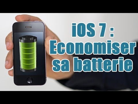 comment economiser la batterie sous ios 7