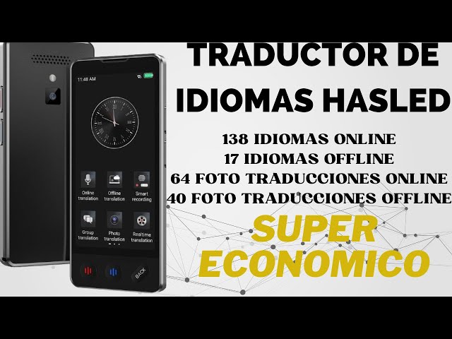 Vídeo relacionado con Dispositivo traductor de idiomas, traducción de voz en tiempo real, sin WiFi, 139 idiomas, traductor instantáneo bidireccional, pantalla táctil de 3.1 pulgadas, traductor portátil, dispositivo de