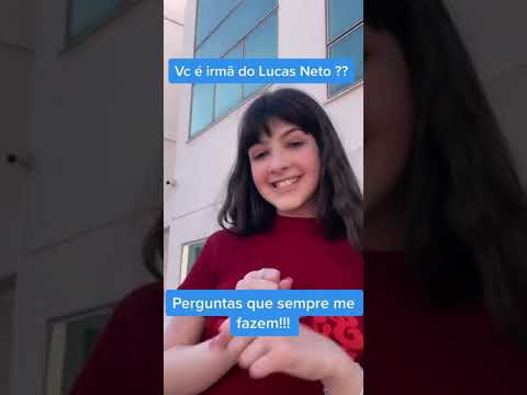 GIOVANNA ALPARONE E LUCCAS NETO SÃO IRMÃOS?? QUANDO PERGUNTAREM, ENVIEM ESSE VÍDEO! #shorts
