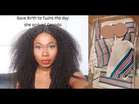 I WAS SHOCKEDDD!!! GAVE BIRTH TO TWINS THE DAY SHE LANDED IN CANADA | WHAT HAPPENED AFTER| CANADA PR