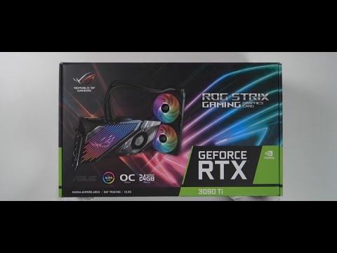 Asus ROG STRIX Gaming Graphic Card (Geforce RTX 3090 Ti 24 GB Memory). A Fullyloaded Specs in it.