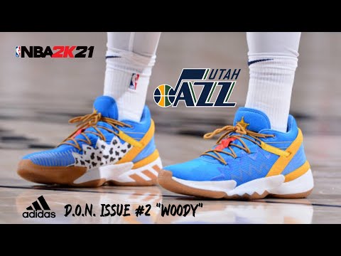 NBA 2K21 CG Donovan Mitchell Shoe Creator - Adidas D.O.N. Issue #2 "Woody"