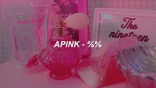 Apink(에이핑크) _ %%(Eung Eung(응응)) Easy Lyrics